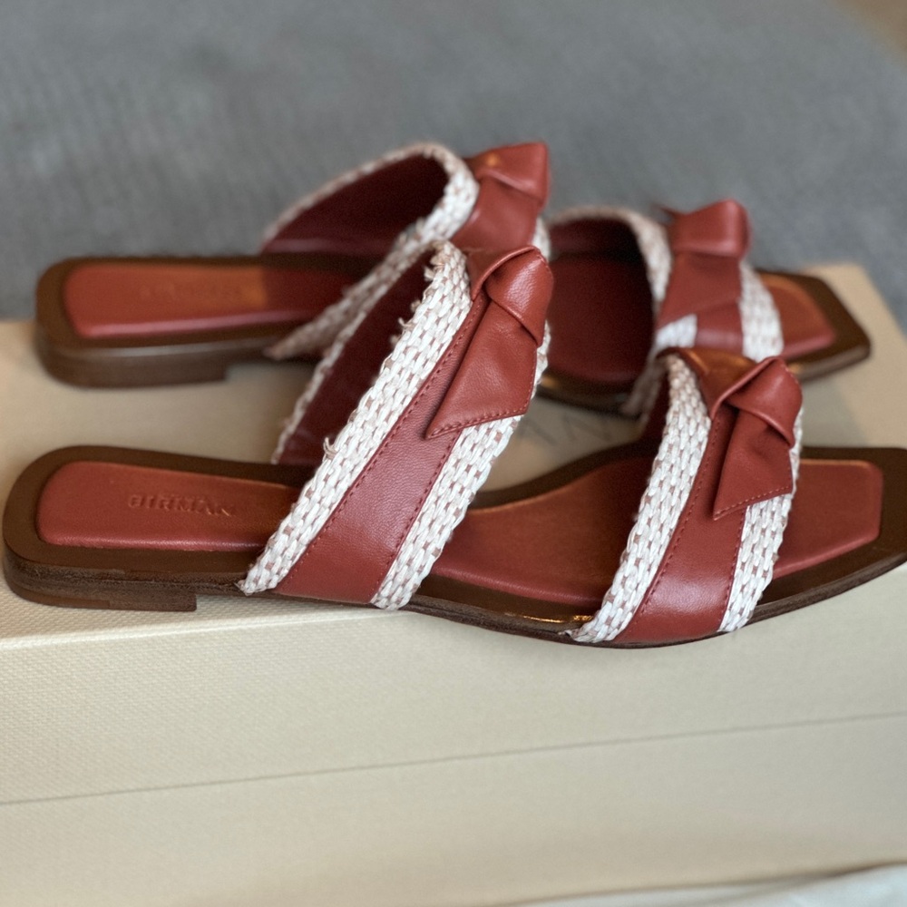 Alexandre Birman Brown and Cream Sandals - Picture 3 of 6